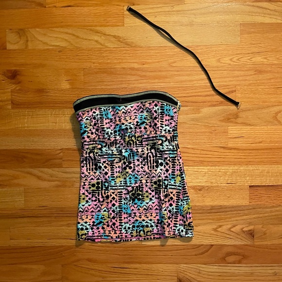 MUDD Juniors Tankini Bathing Suit Top - Picture 4 of 5